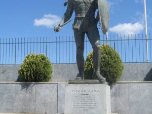 Sparte - statue de Leonidas